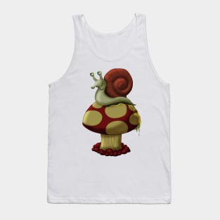 Escargot du champignon Tank Top